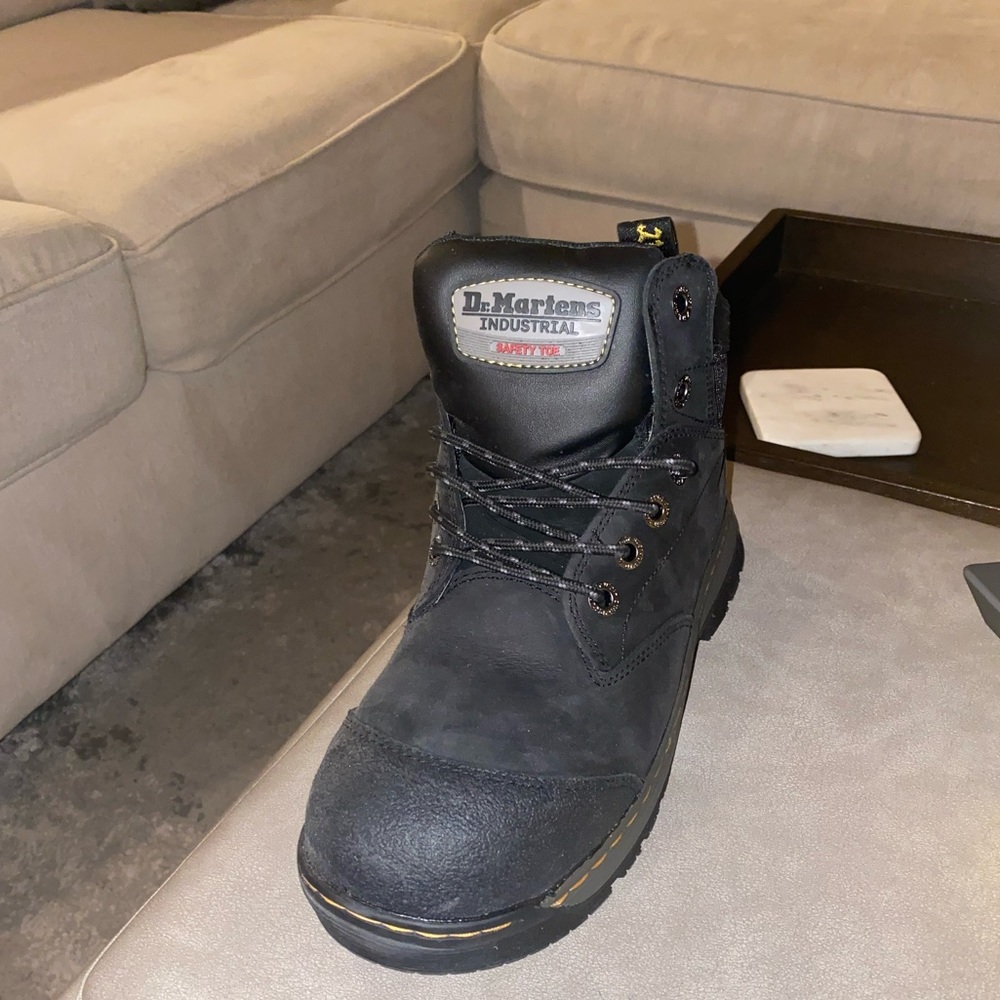 Dr. Martins airwair steel toe boats